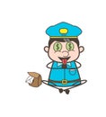 Greedy Postboy Money-Mouth Face Vector