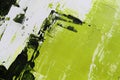 Greeen oil painting on canvas. Abstract art background. Fragment of artwork. ÃÂ¡reative wallpapers