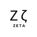 Zeta Greek alphabet design trendy