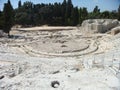 Greek amphitheater in Syracuse in Sicily, Italy.