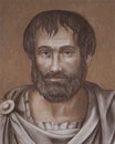 The Greek philosopher Aristotle portrait