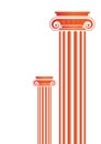 Greek Antique pillars - vector