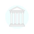 A Greek Antique temple Royalty Free Stock Photo