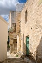 Greek architecture in Lefkes village on Paros Island, Cyclades, Greece Royalty Free Stock Photo