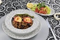 Greek Balkan Lamb Moussaka Royalty Free Stock Photo