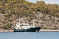 Greek boat in harbor