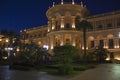 Greek building nightscene