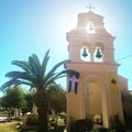 Greek capel in Corfu iasland