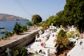 Greek cemetery Royalty Free Stock Photo