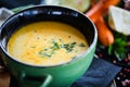 Greek chicken soup with fresh vegetables and home made bread