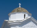 Greek church architecture Royalty Free Stock Photo
