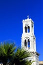 Greek church bell tower Royalty Free Stock Photo