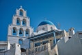 Greek Church & Blue Sky Royalty Free Stock Photo