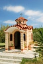 Greek church on chalkidiki Royalty Free Stock Photo