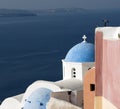 Greek church santorini island Royalty Free Stock Photo