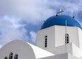 Greek churches Royalty Free Stock Photo