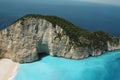 Greek coast, rock at Zante