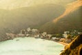 Greek coastline on Peloponnese, Mani Peninsula Royalty Free Stock Photo