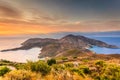 Greek coastline on Peloponnese, Mani Peninsula Royalty Free Stock Photo