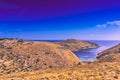 Greek coastline on Peloponnese, Mani Peninsula Royalty Free Stock Photo