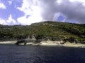 Greek coastline - Zakynthos / Zante island Royalty Free Stock Photo