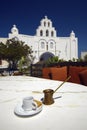 Greek coffee and church