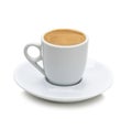 Greek coffee in a white cup(path)