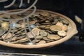 Greek Coins at Graeco roman Museum Royalty Free Stock Photo