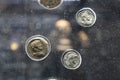 Greek Coins at Graeco roman Museum Royalty Free Stock Photo