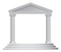 Greek Column Temple Royalty Free Stock Photo