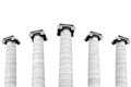 Greek columns Royalty Free Stock Photo