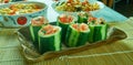 Greek Cucumber Cups Royalty Free Stock Photo