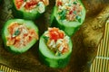 Greek Cucumber Cups Royalty Free Stock Photo