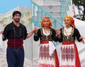 Greek Dancers Royalty Free Stock Photo