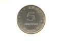 Greek Drachma Coin, 5 drachmas