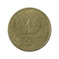 2 greek drachma coin 1967 obverse Royalty Free Stock Photo