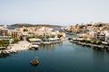 Greek Easter in Crete in Agios Nikolaos. Easter at Voulismeni Lake.