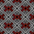 Greek elegant vector seamless pattern. Ornamental geometric ethnic tribal style background. Colorful abstract trendy Royalty Free Stock Photo