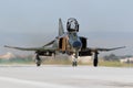 Greek F-4 Phantom fighter jet Royalty Free Stock Photo
