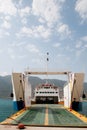 Greek ferry Royalty Free Stock Photo