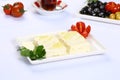 Greek feta cheese Royalty Free Stock Photo