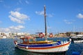 Greek fishing boat in Hersonissos harbour.