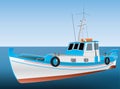 Greek Fishing Boat Royalty Free Stock Photo