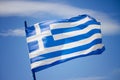 Greek flag Royalty Free Stock Photo