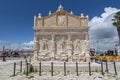 The Greek fountain located in Gallipoli. This fountain is the oldest in Italy, Puglia, Italy