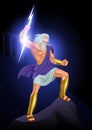 Zeus The Father of Gods and Men Royalty Free Stock Photo