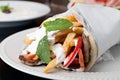 Greek Gyro Pita Wrap