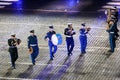 The Greek Hellenic Military Massed Band at the Red Square