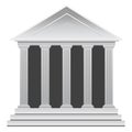 Greek historic bank building Royalty Free Stock Photo