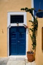 Greek house Royalty Free Stock Photo